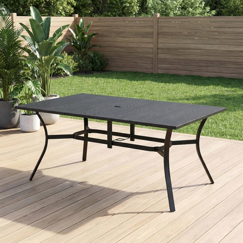 Rectangular dining table - rectangular,